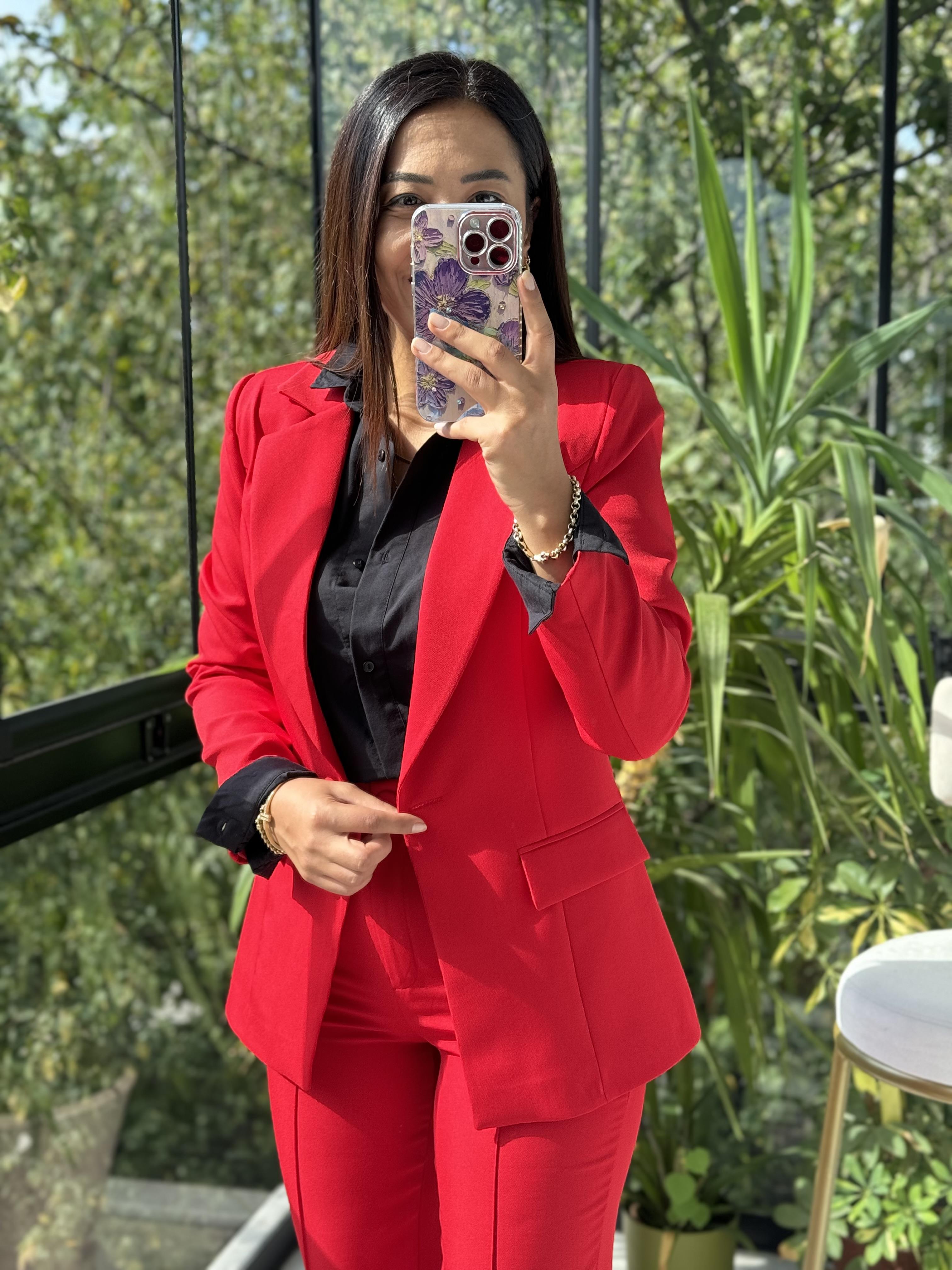 Takım Elbise Kırmızı