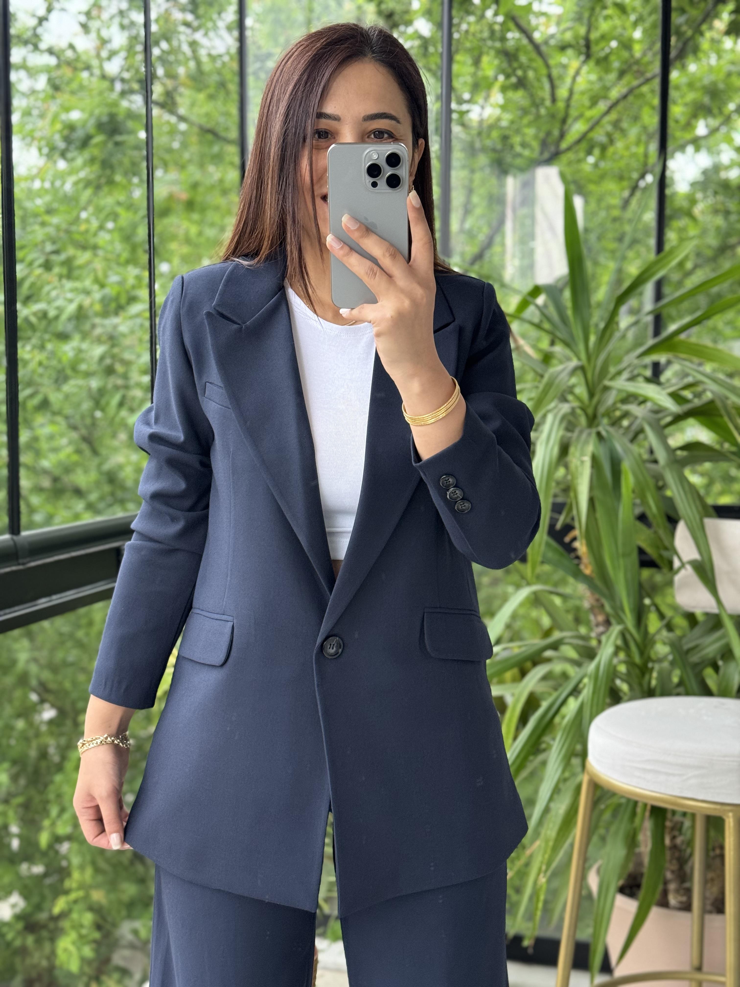 Takım Elbise Oversize Lacivert