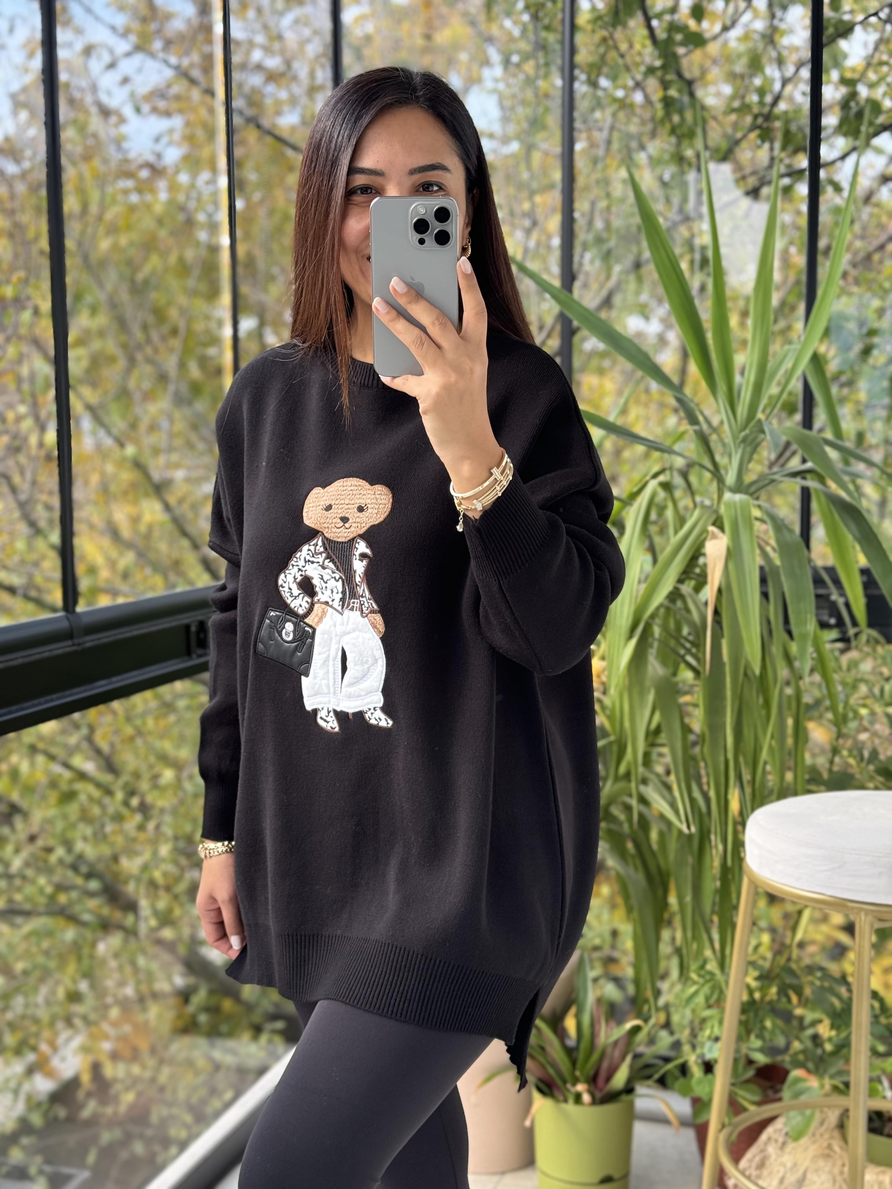 Teddy Kazak Siyah