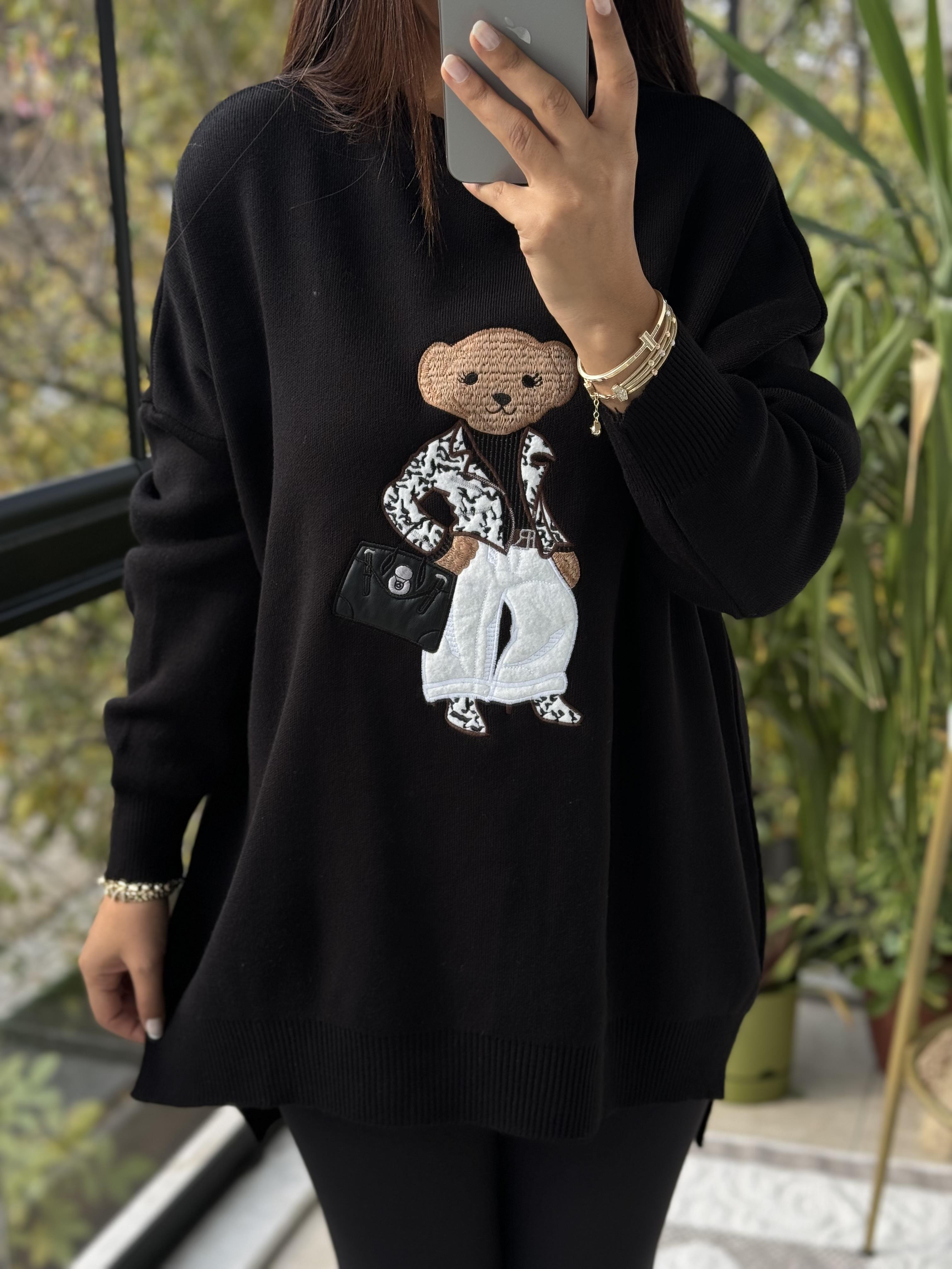 Teddy Kazak Siyah