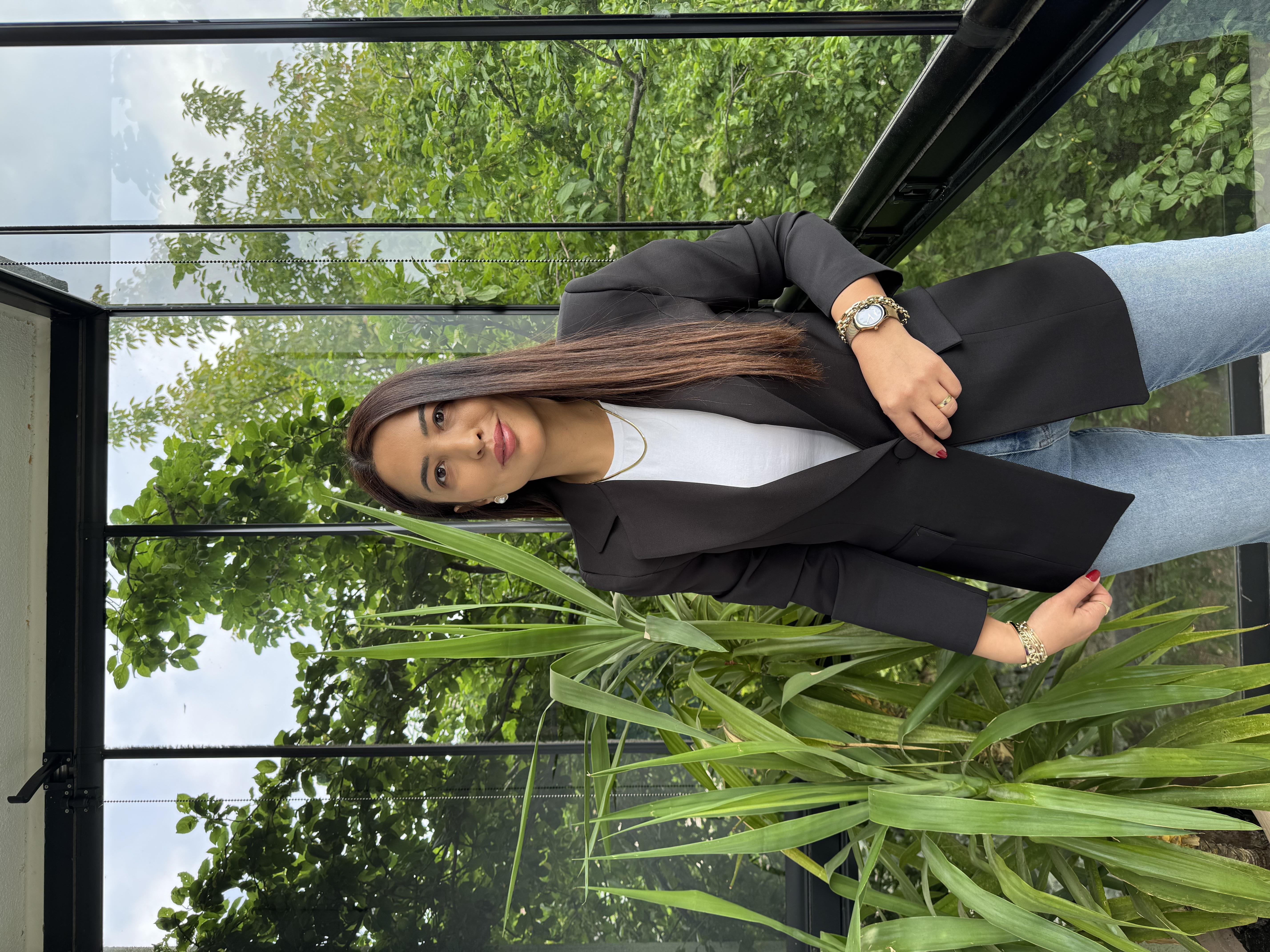 Tek Düğme Blazer Ceket Siyah