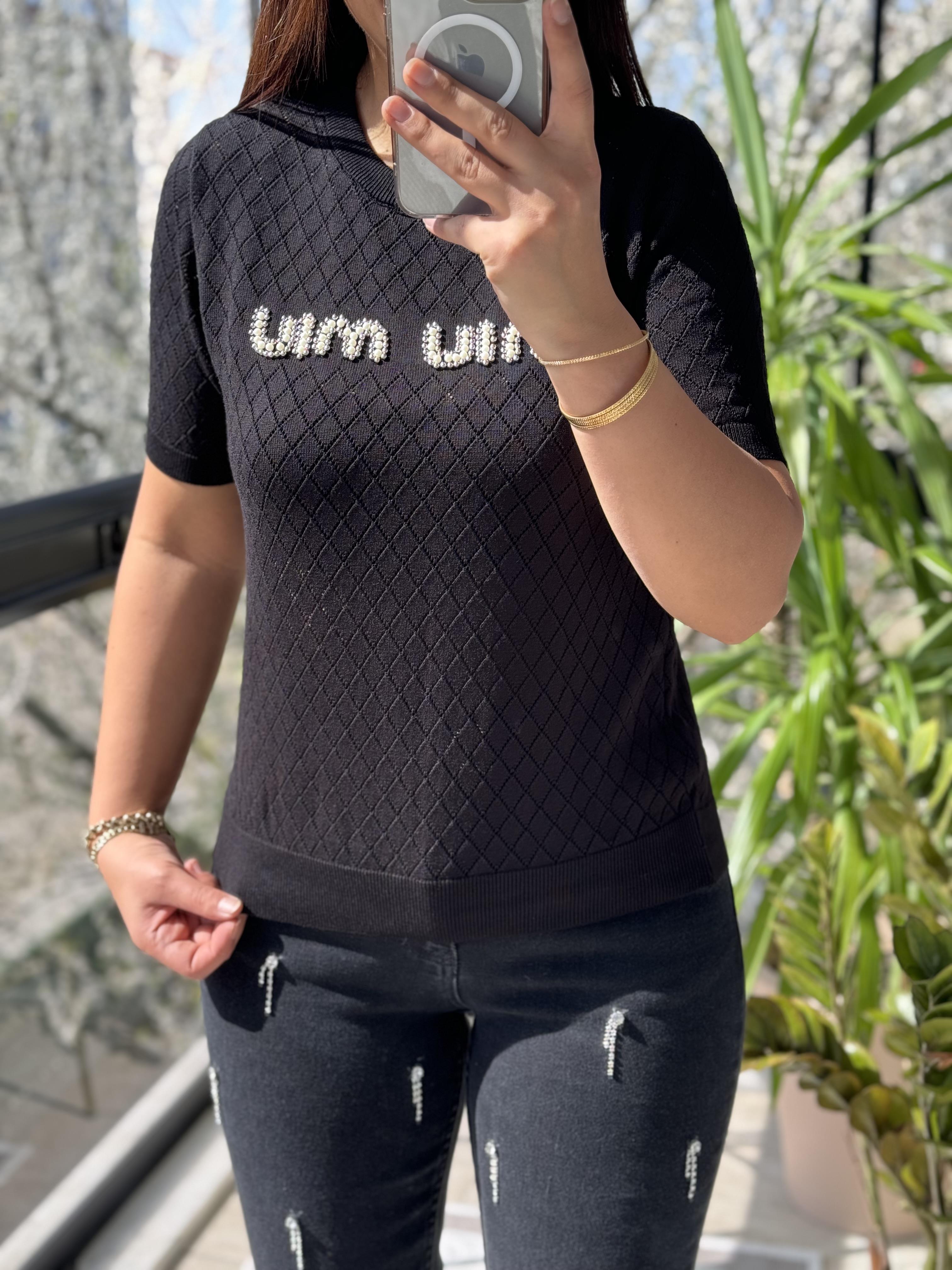 Miu Miu Triko Kazak Siyah