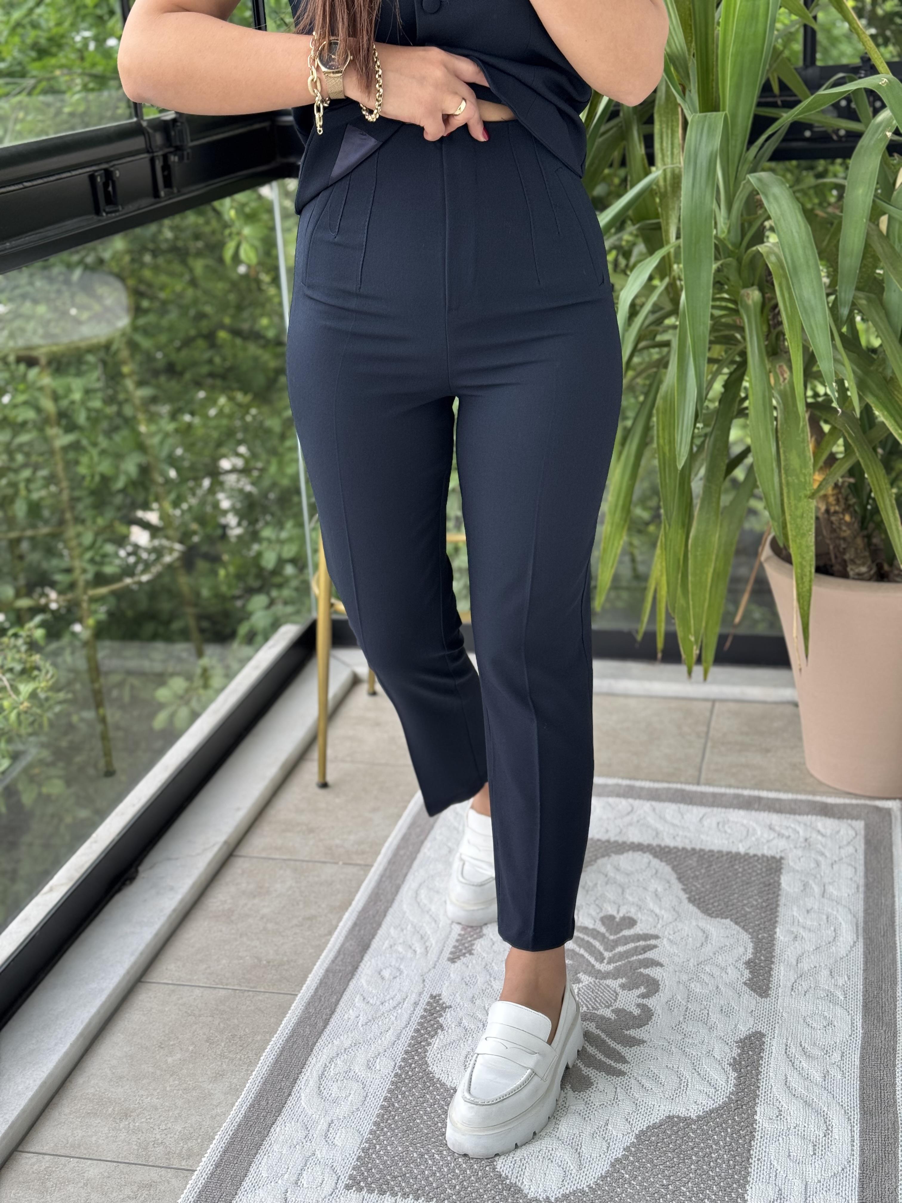 Zra Model Yelekli Takım Lacivert