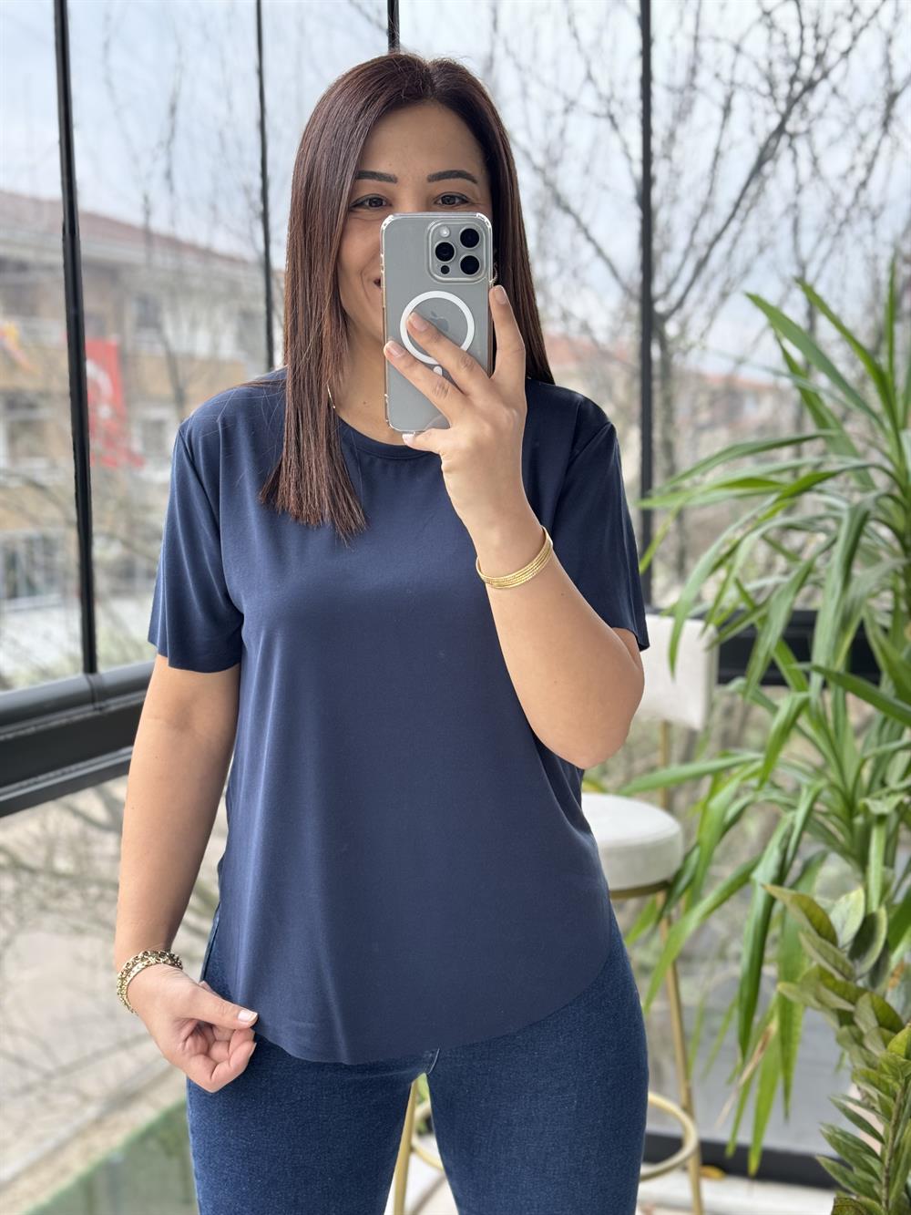  Oysho Tişört Lacivert