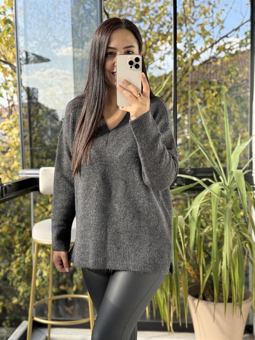 V Yaka Basic Kazak Antrasit