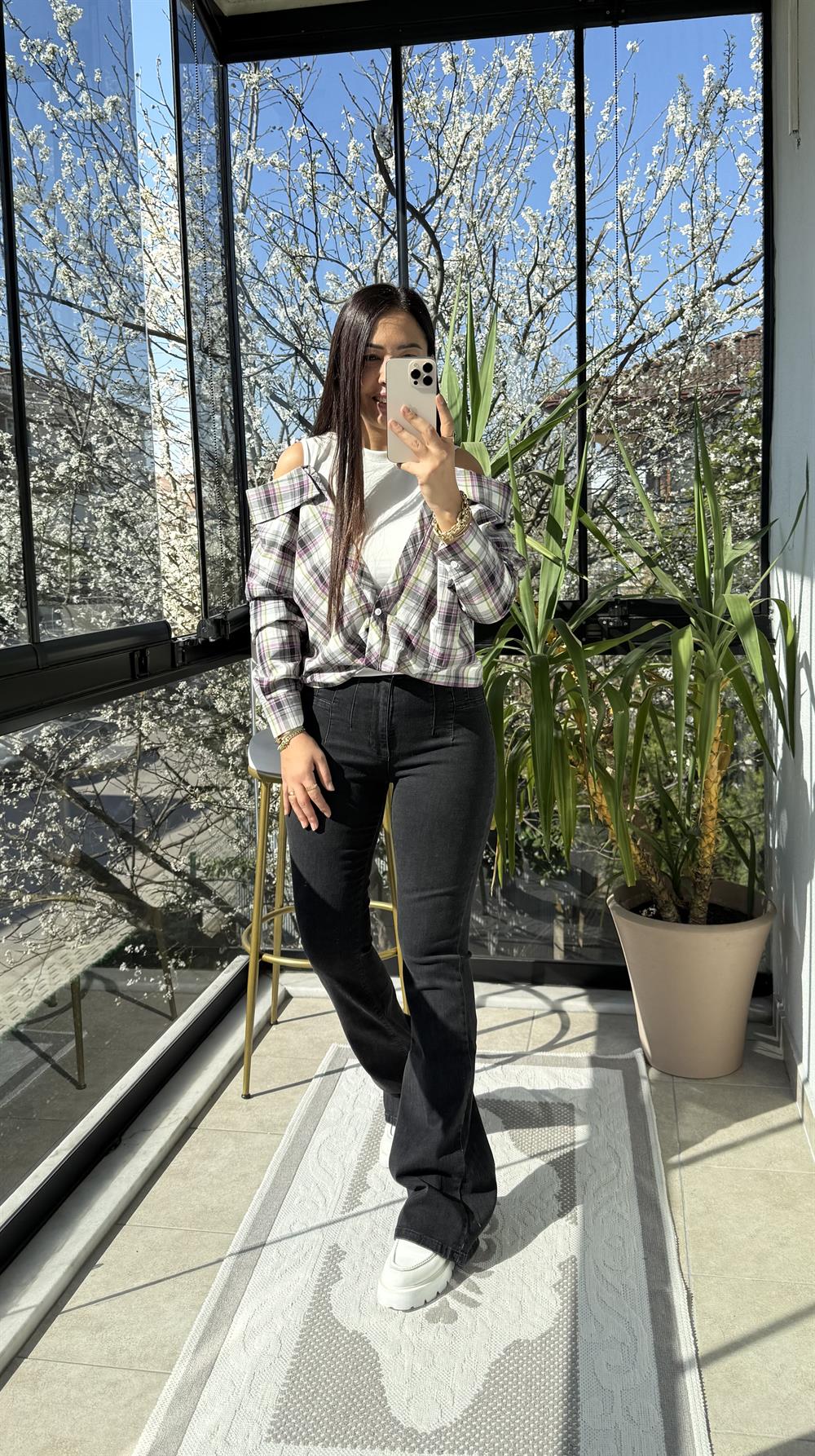 Atletli Gömlek Ekru