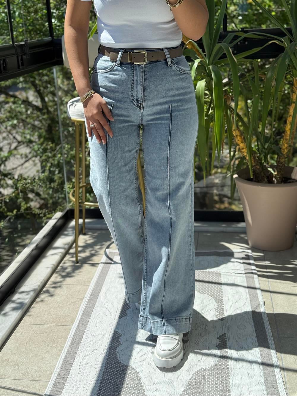 Çımalı Kot Pantolon kar Yıkama