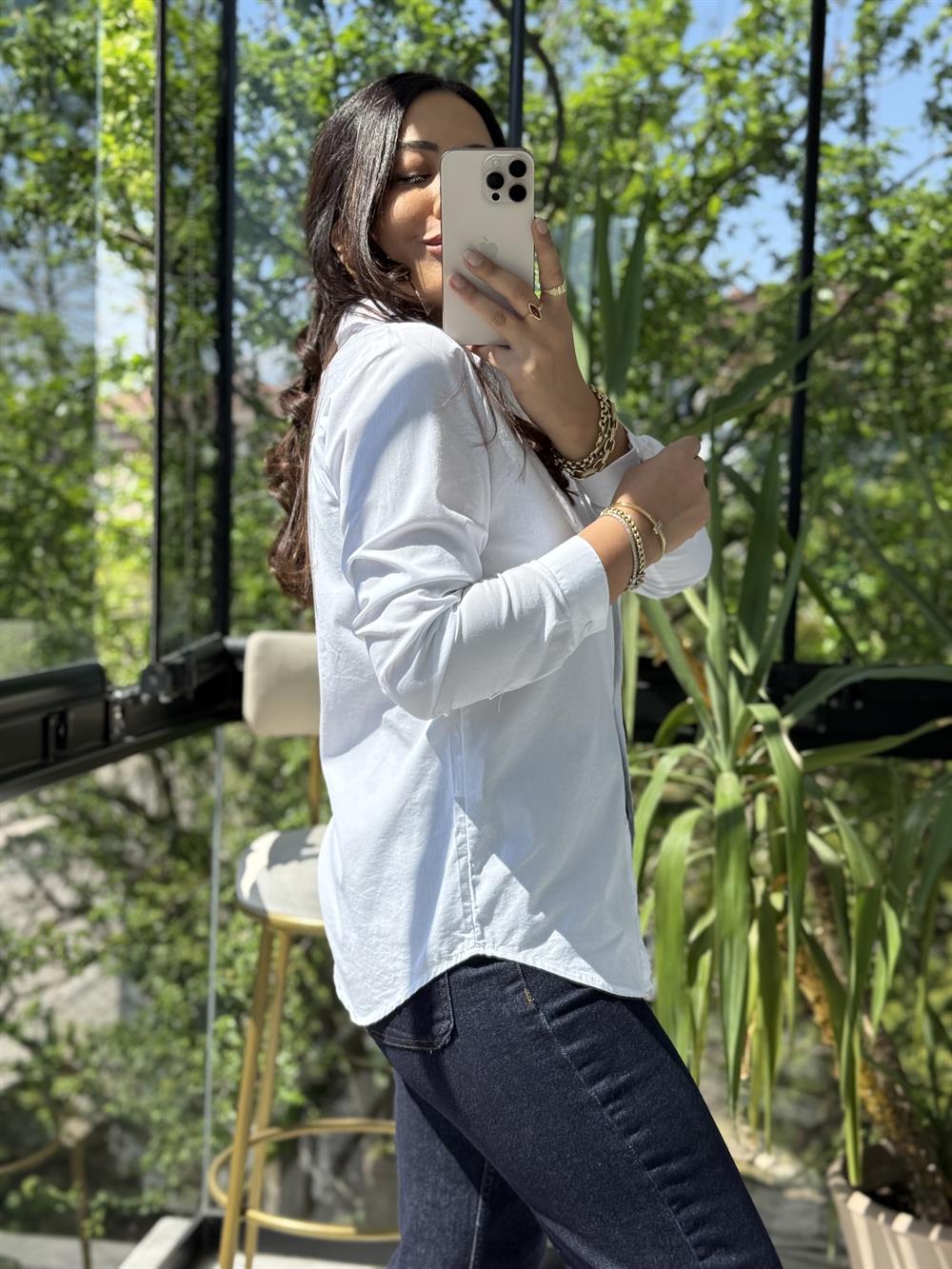 Slimfit Gömlek Beyaz