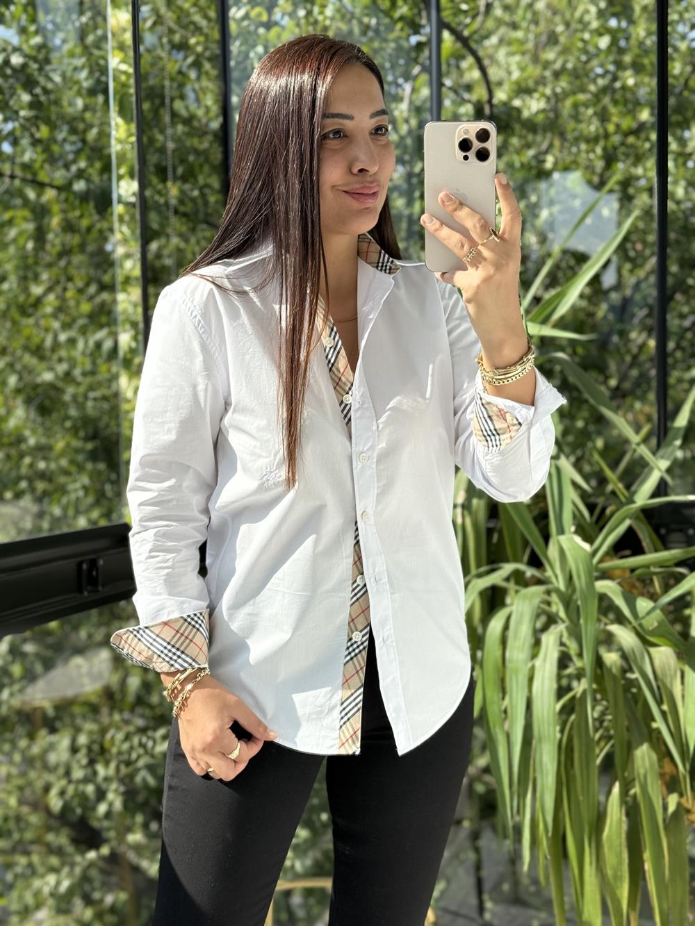 Bb Orjinal Marka Gömlek Beyaz