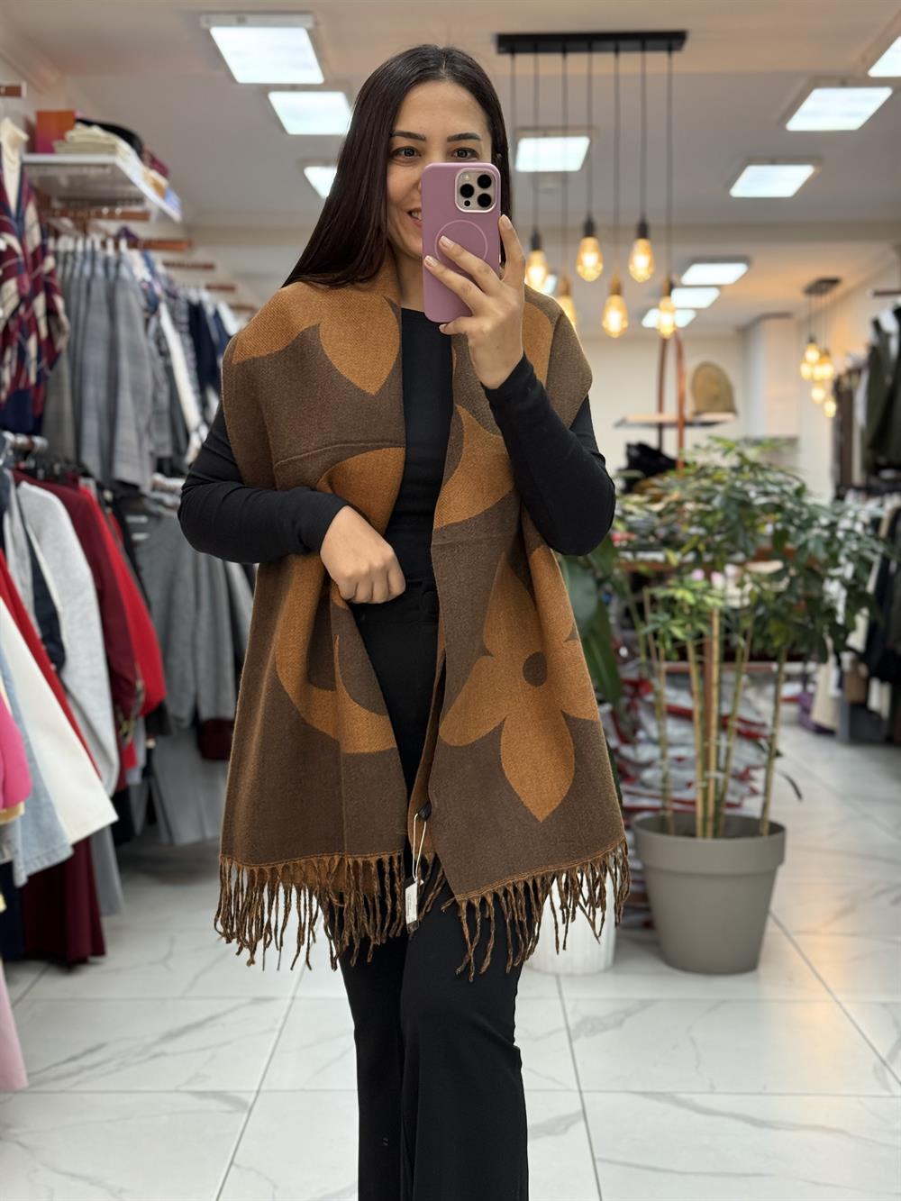 İthal Kaşmir Doku Marka Şal Lv