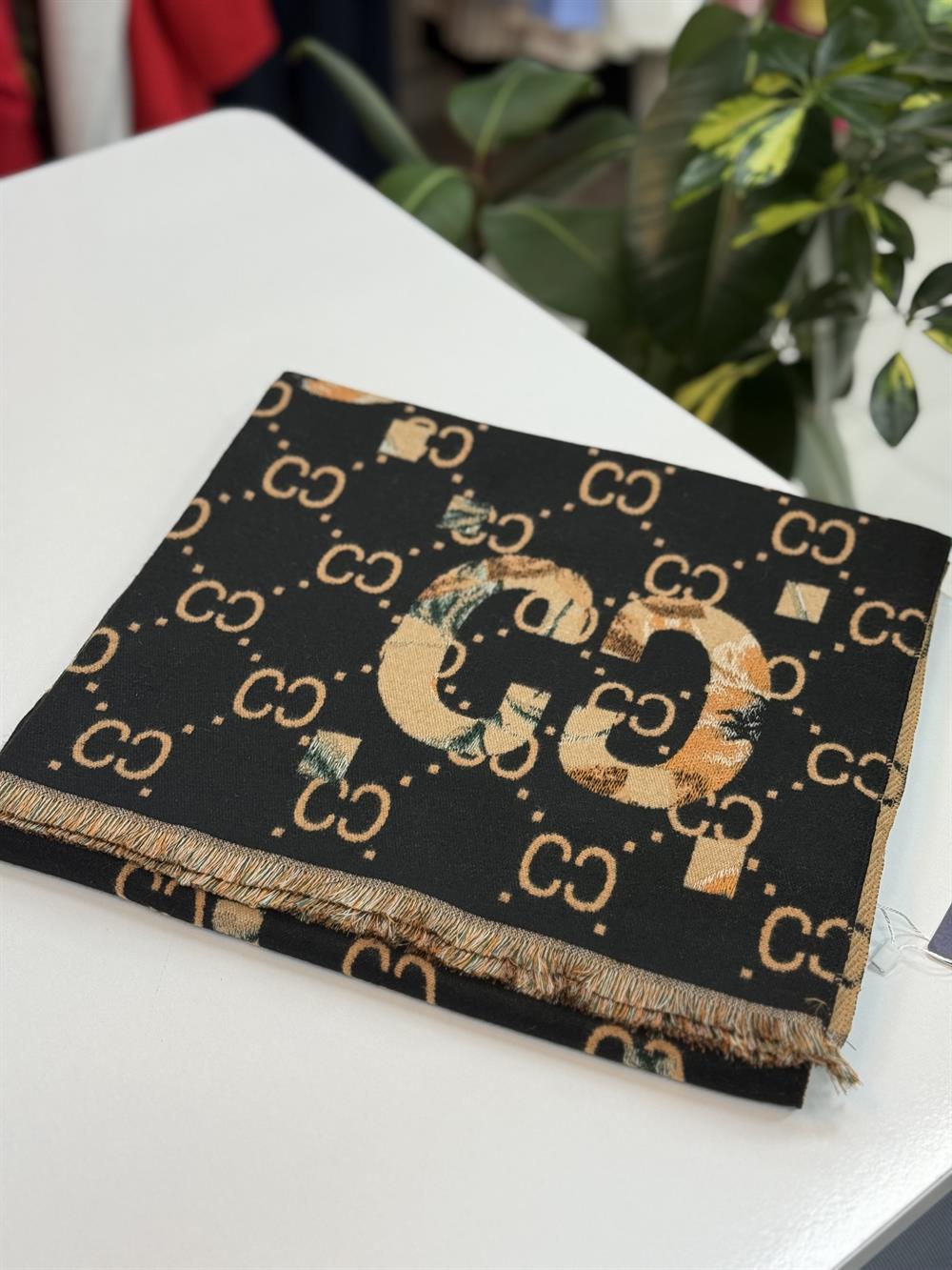 İthal Kaşmir Şal CC Siyah