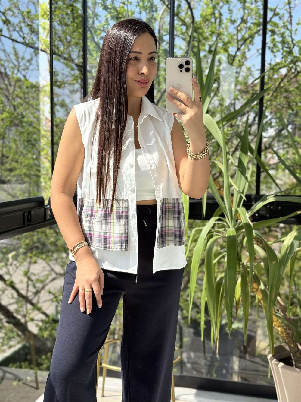 Mix Kumaş 3lü Takım Lacivert