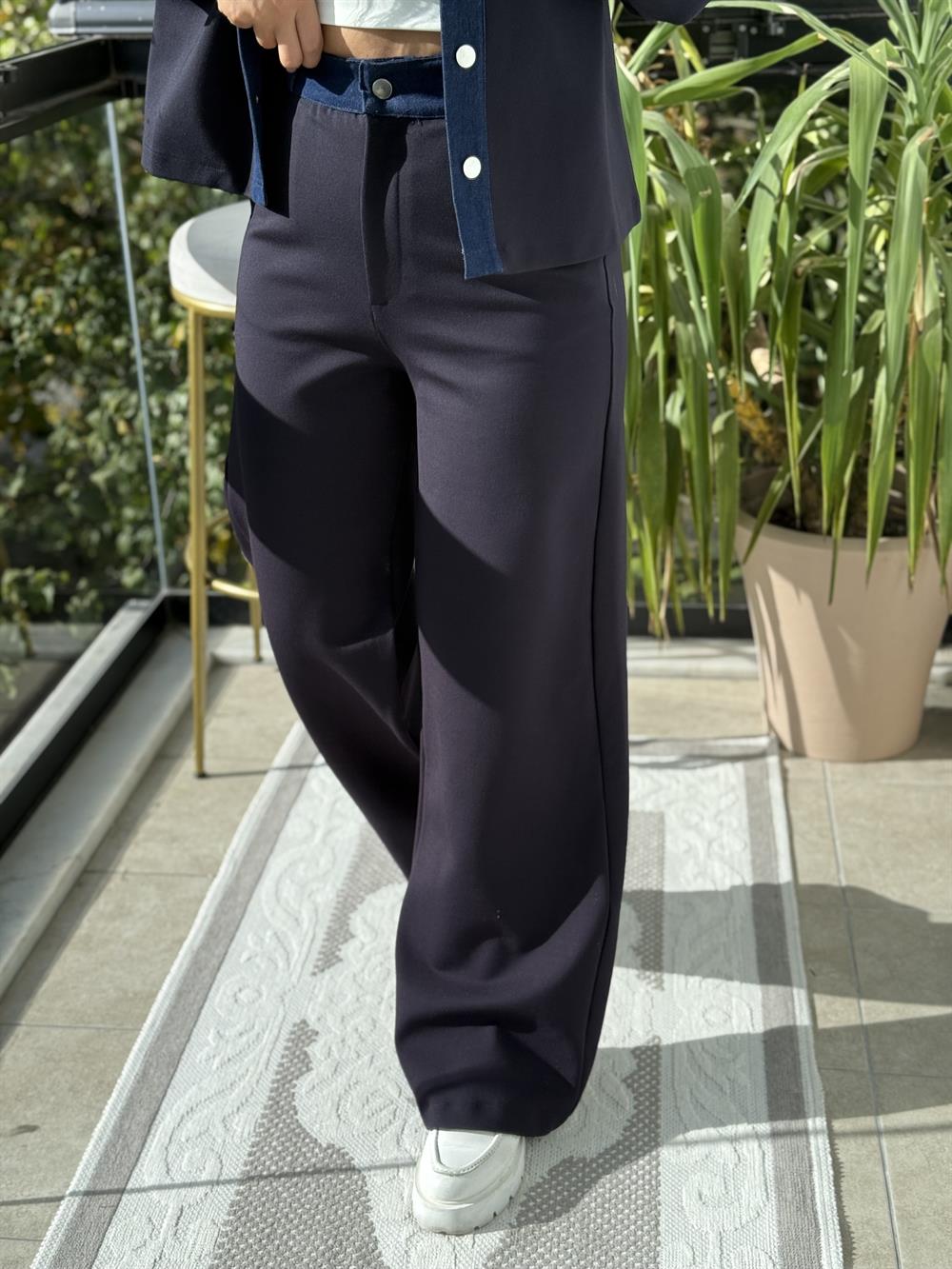 Kot Garnili Takım Lacivert