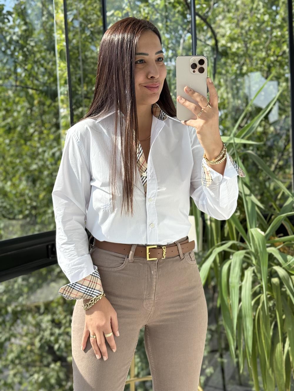 Bb Orjinal Marka Gömlek Beyaz