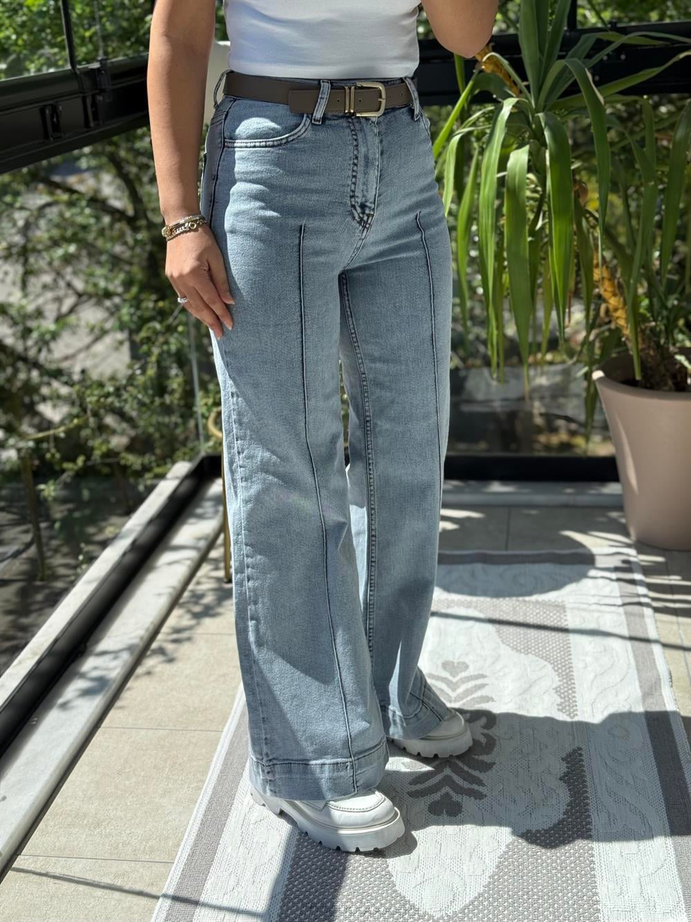 Çımalı Kot Pantolon kar Yıkama