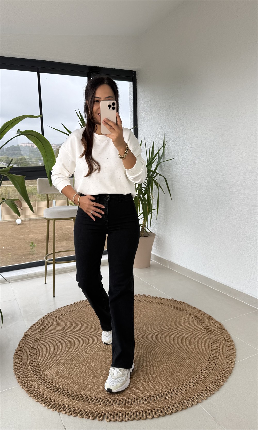 Simli Oysh Sweatshirt Ekru