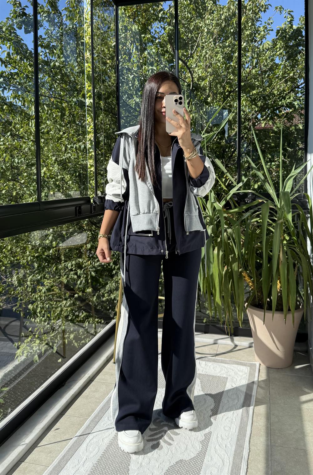 Twst Model Parçalı Takım Lacivert