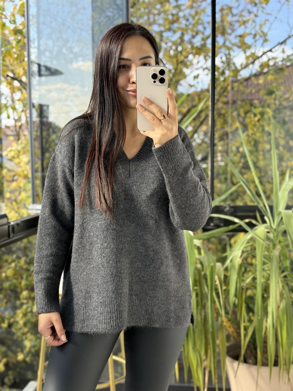 V Yaka Basic Kazak Antrasit