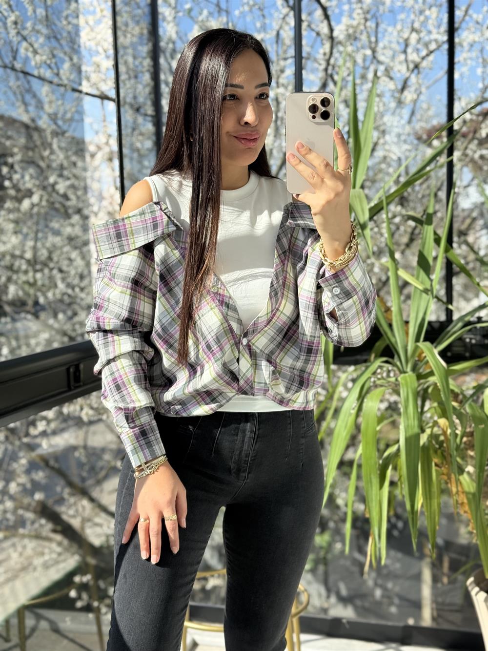 Atletli Gömlek Ekru