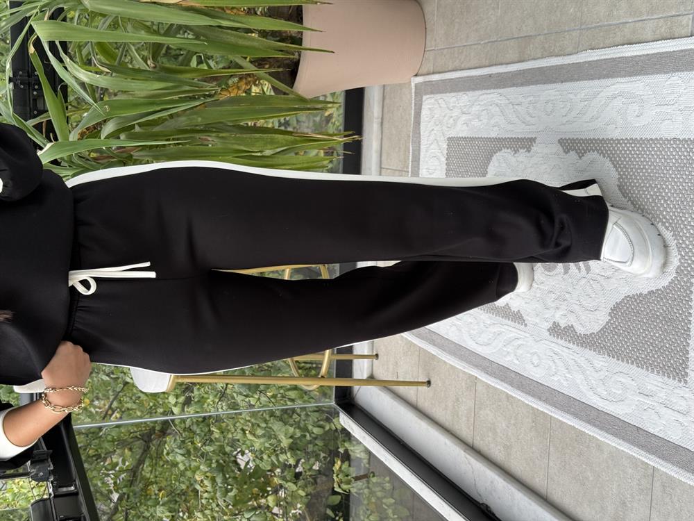 Şal Yakalı Modal Takım Siyah