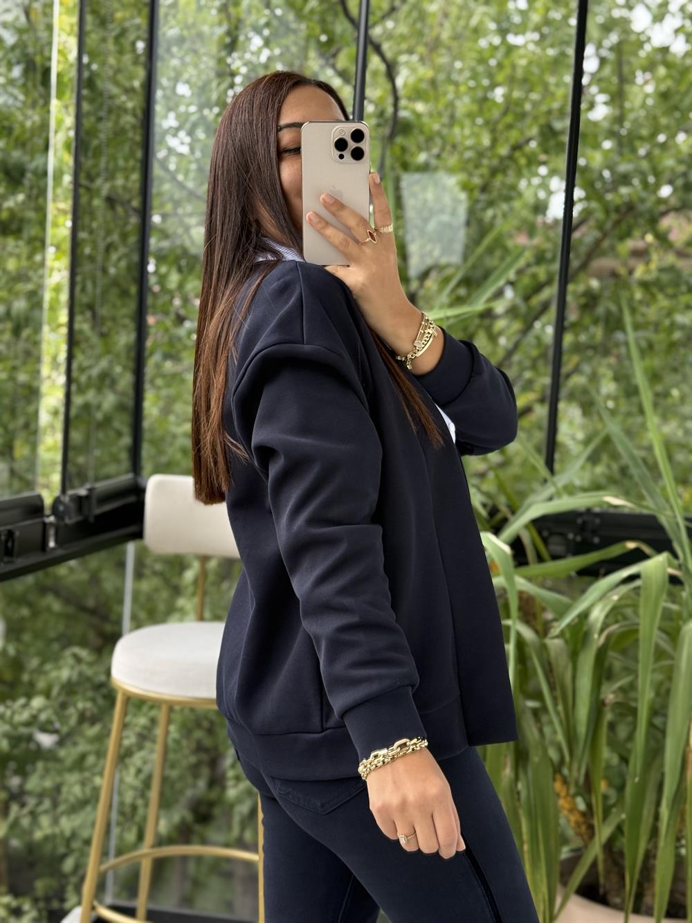 Gömlek Mix Hırka Lacivert