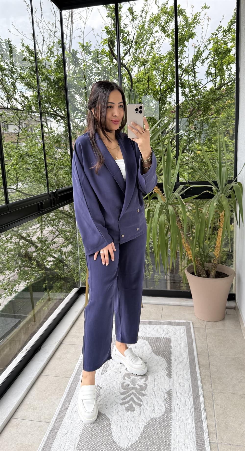 Armani Model Takım Lacivert