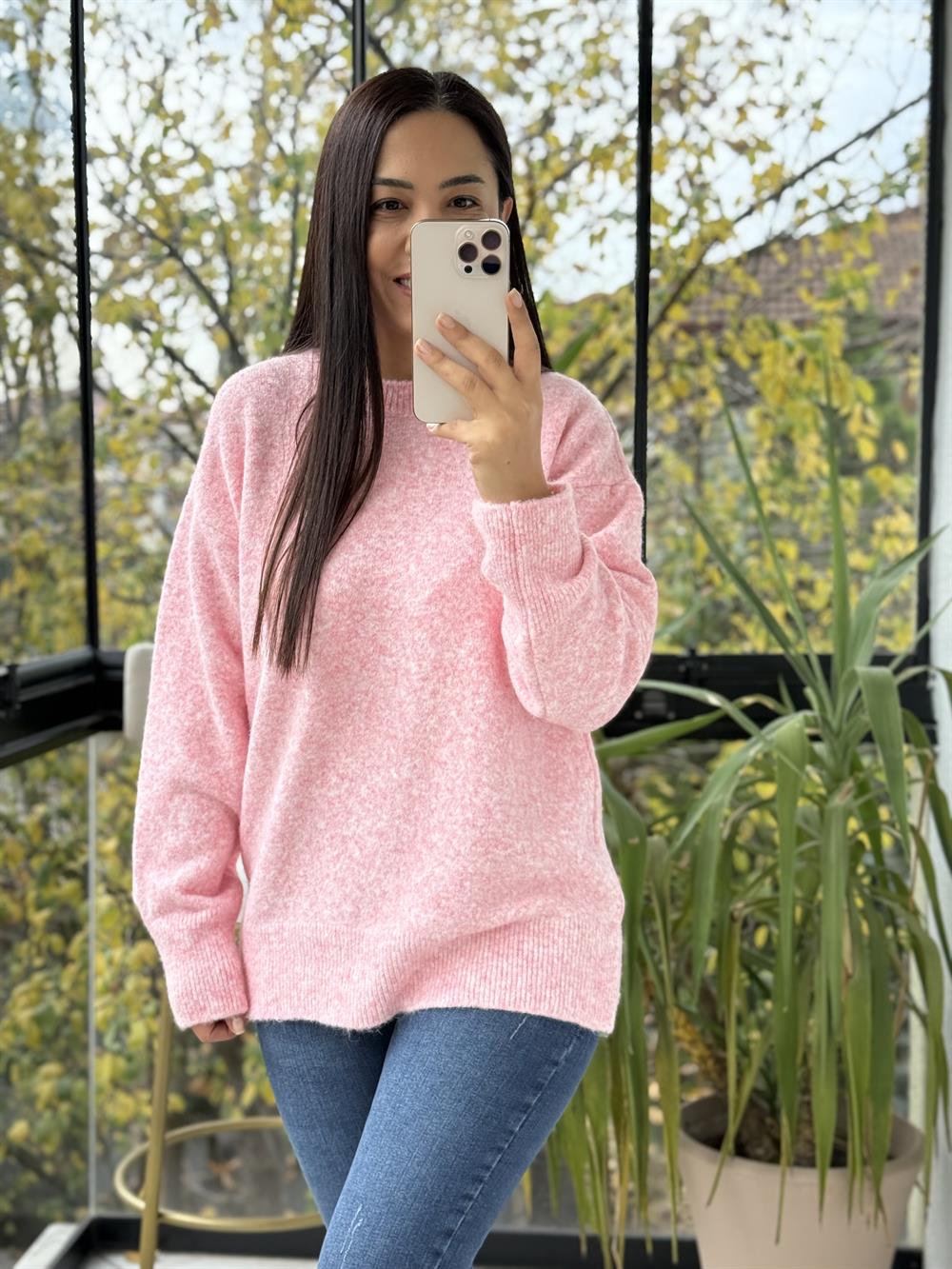 Yumoş Basic Kazak Pembe