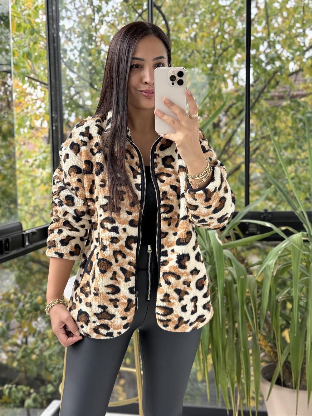 Cepli Leopar Polar Kahve