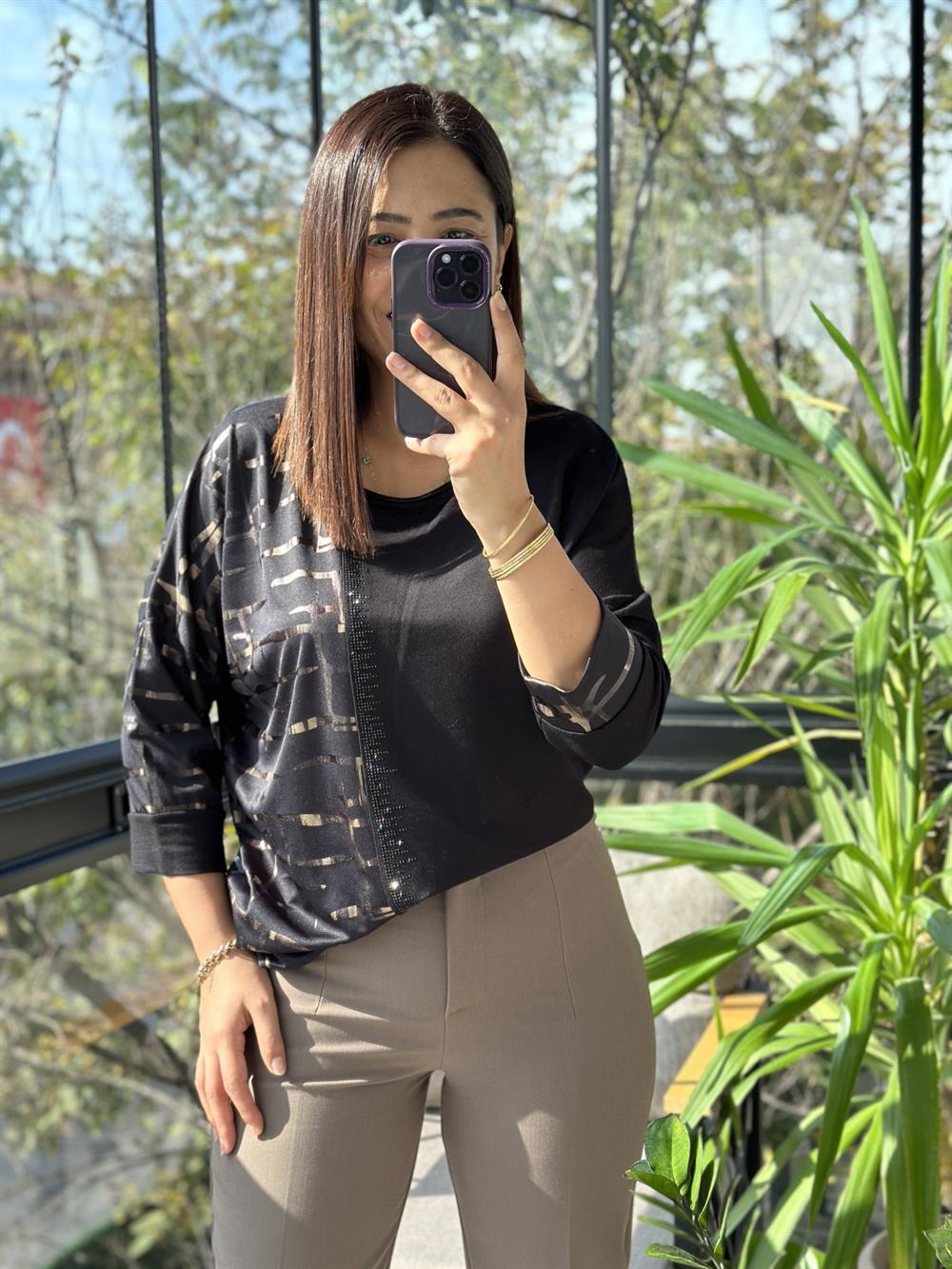 Baskılı Taşlı Merserize