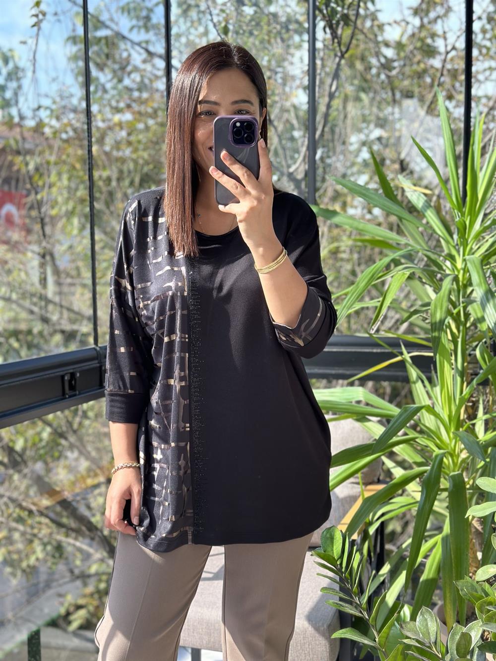 Baskılı Taşlı Merserize