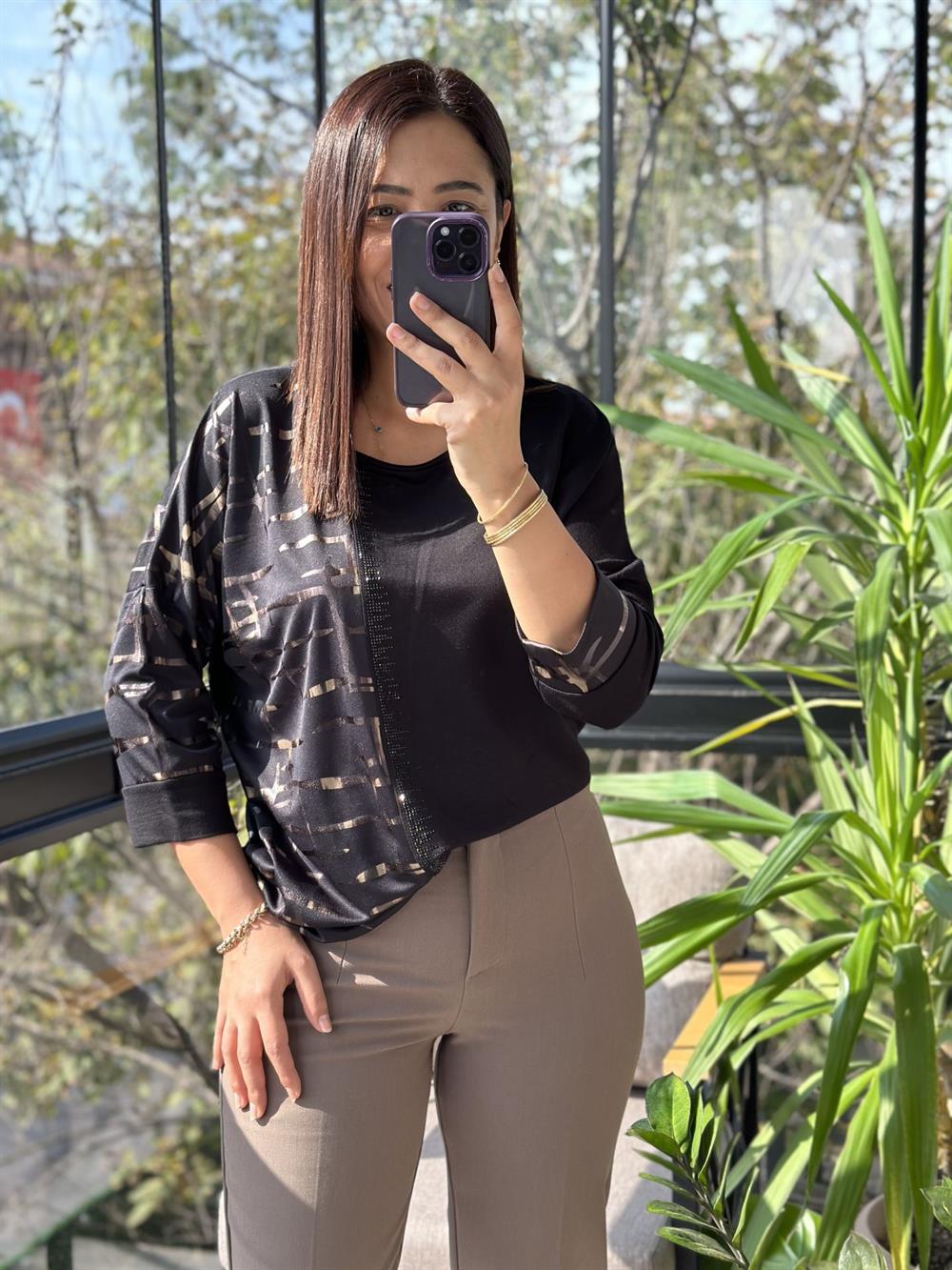 Baskılı Taşlı Merserize