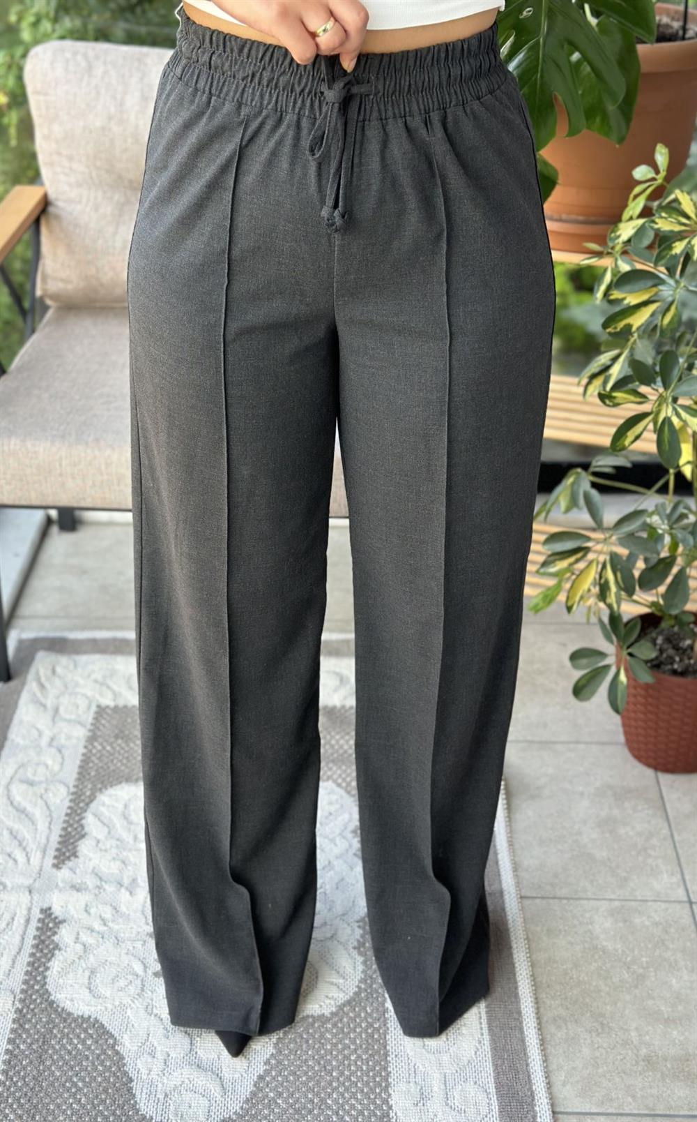 Gri ZRA Model Palazzo Pantolon