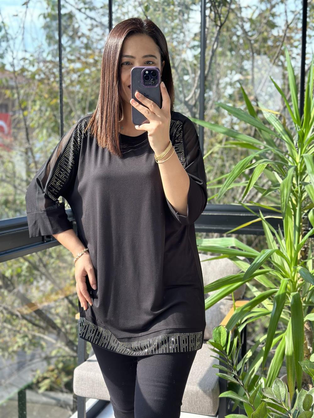 Omuz Transparan Merserize