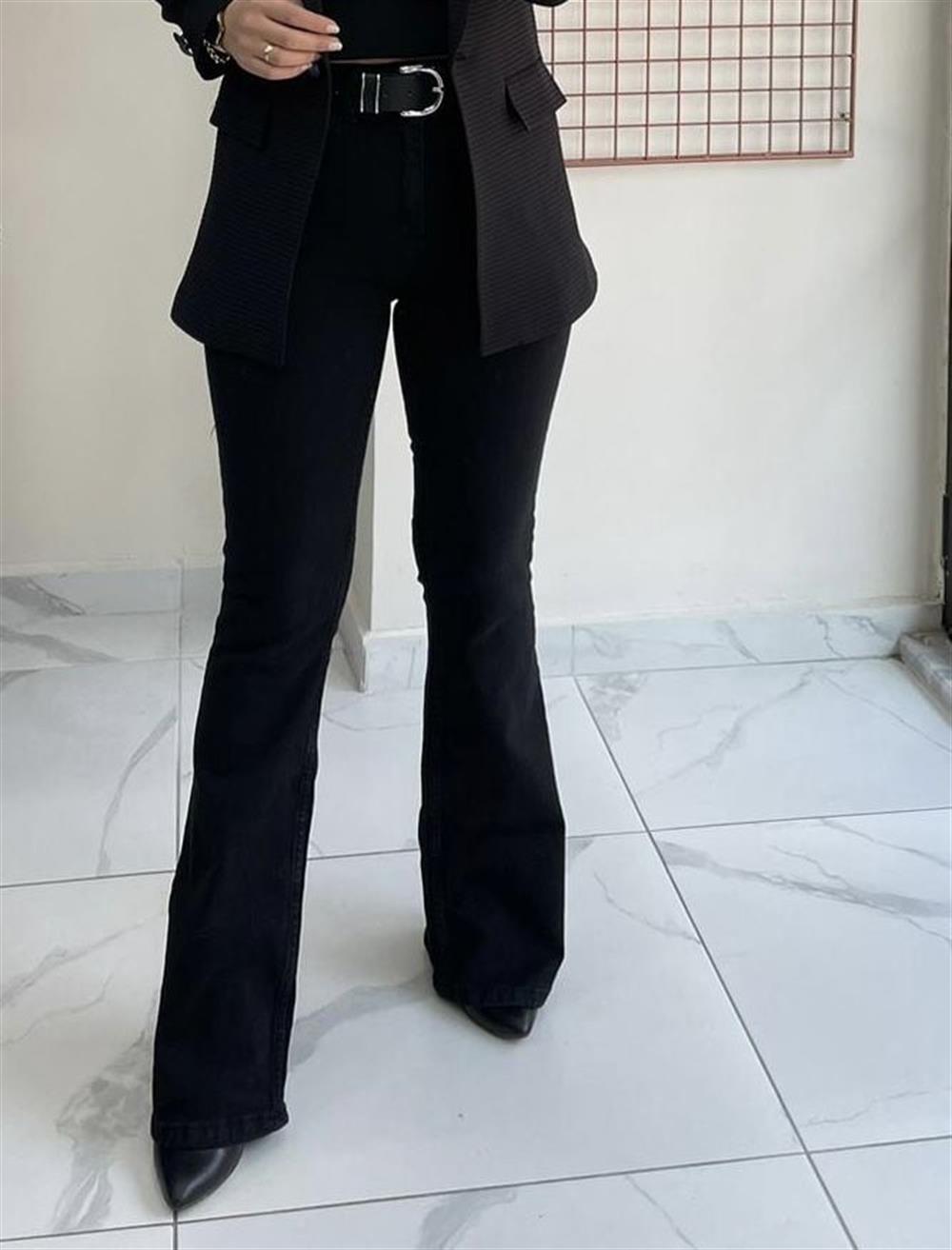 Siyah İspanyol Jean