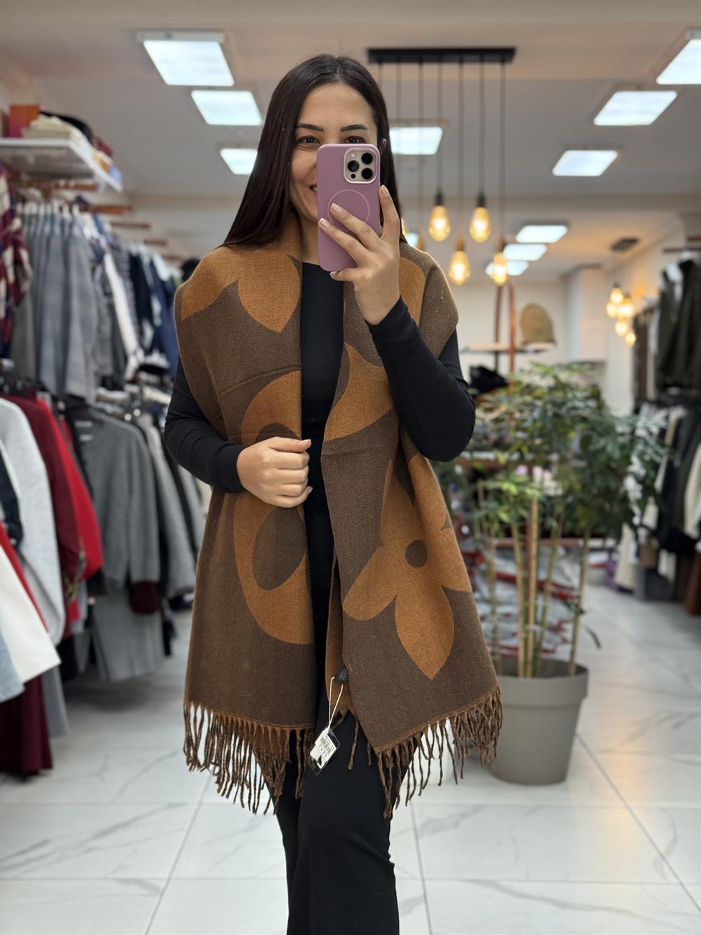 İthal Kaşmir Doku Marka Şal Lv