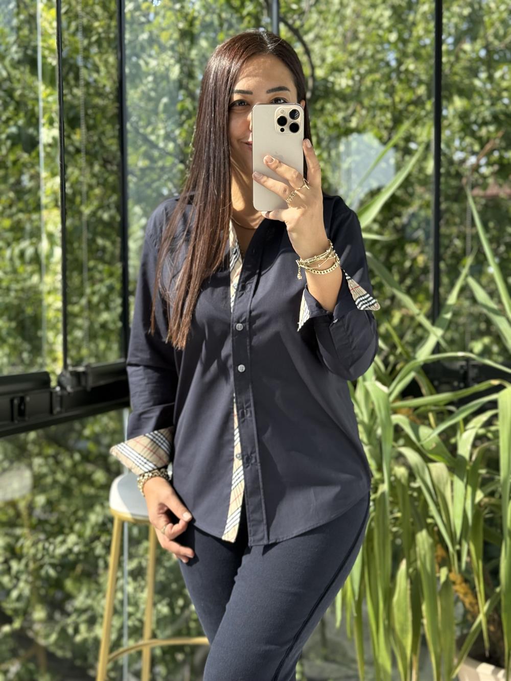 Bb Orjinal Marka Gömlek Lacivert