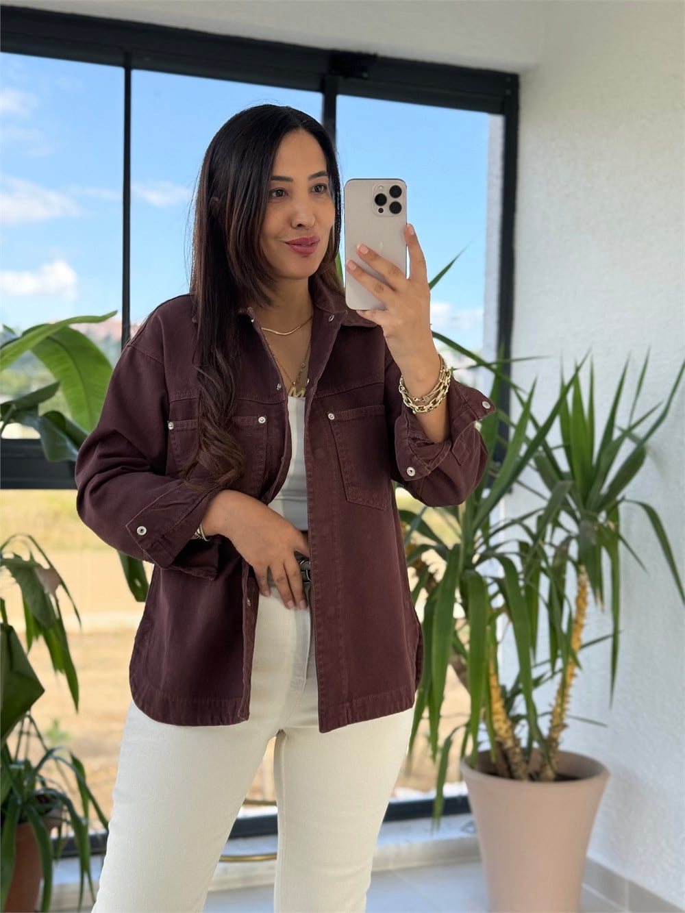 Zra Model Gabardin Ceket Kahve