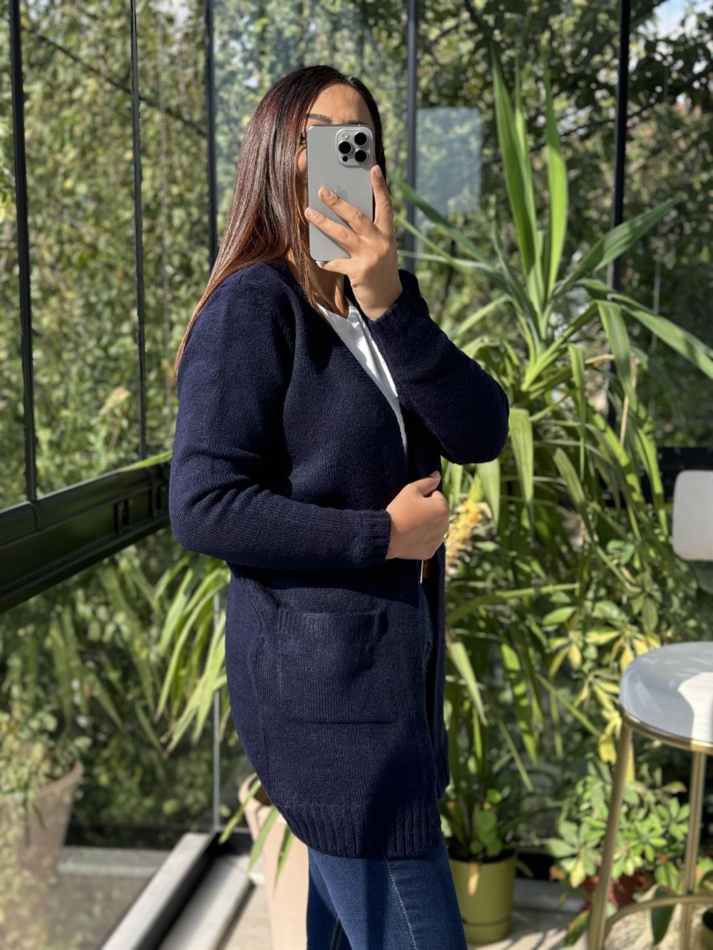 Cepli Hırka Lacivert