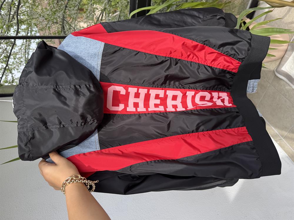 Colorblock Mix Ceket Siyah