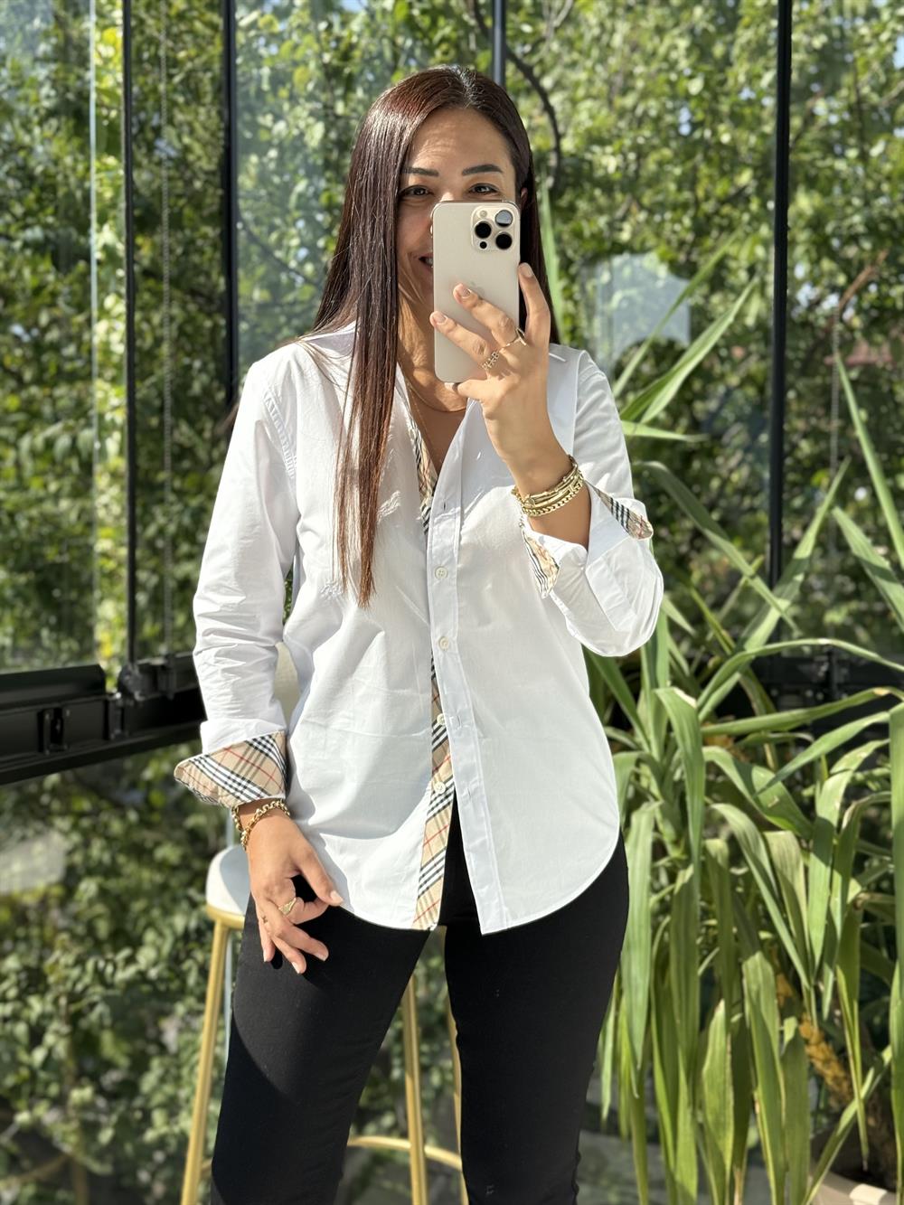 Bb Orjinal Marka Gömlek Beyaz