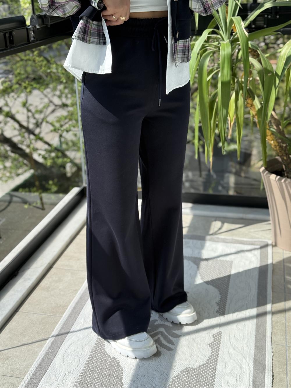 Mix Kumaş 3lü Takım Lacivert