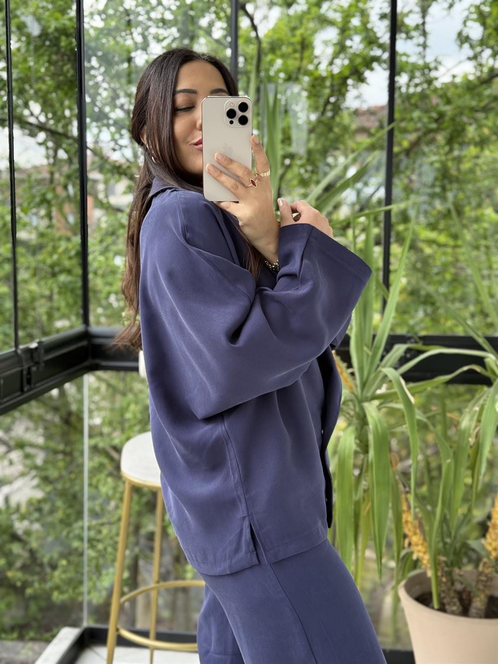 Armani Model Takım Lacivert