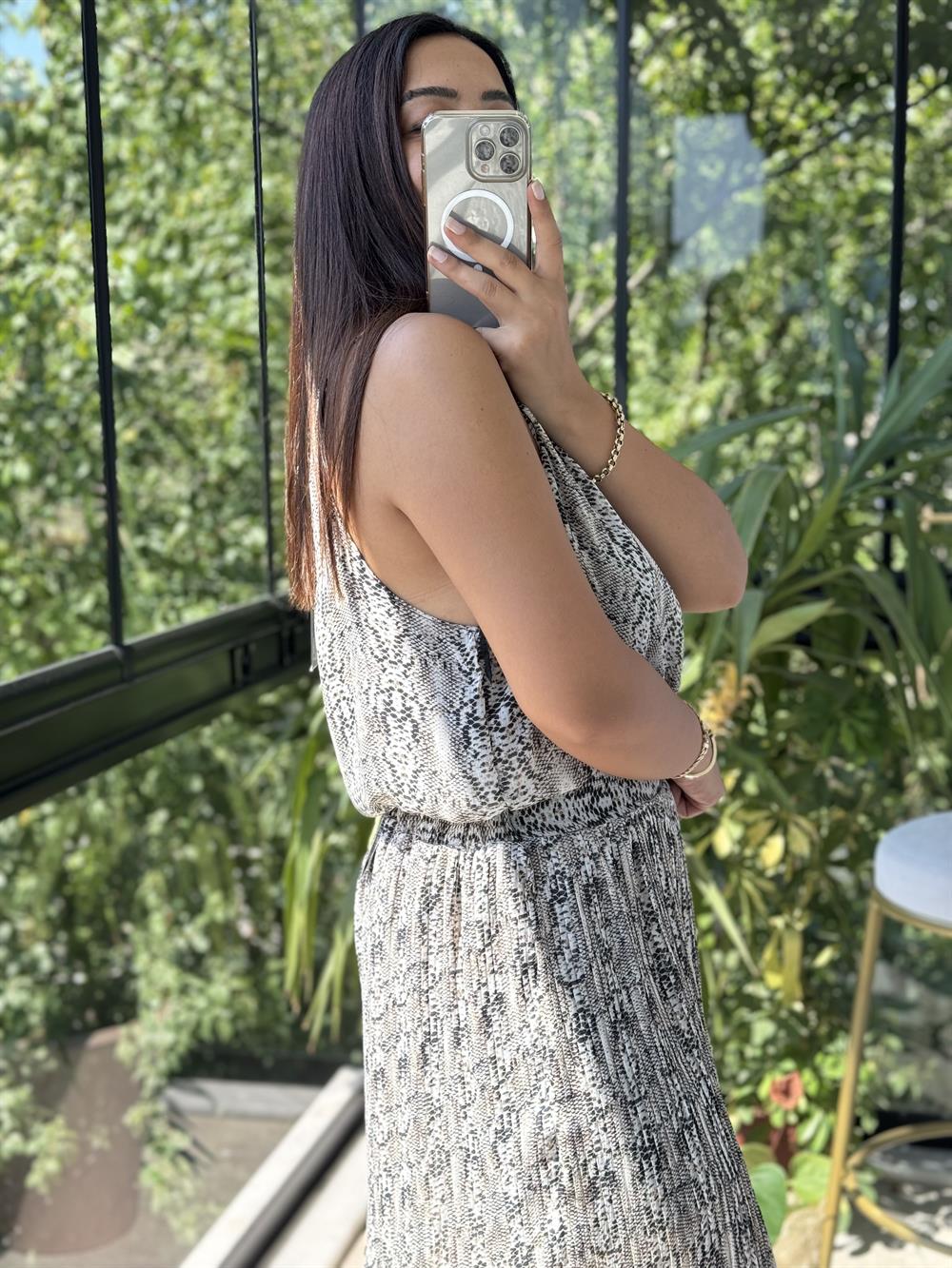 Desenli Büstiyer Siyah