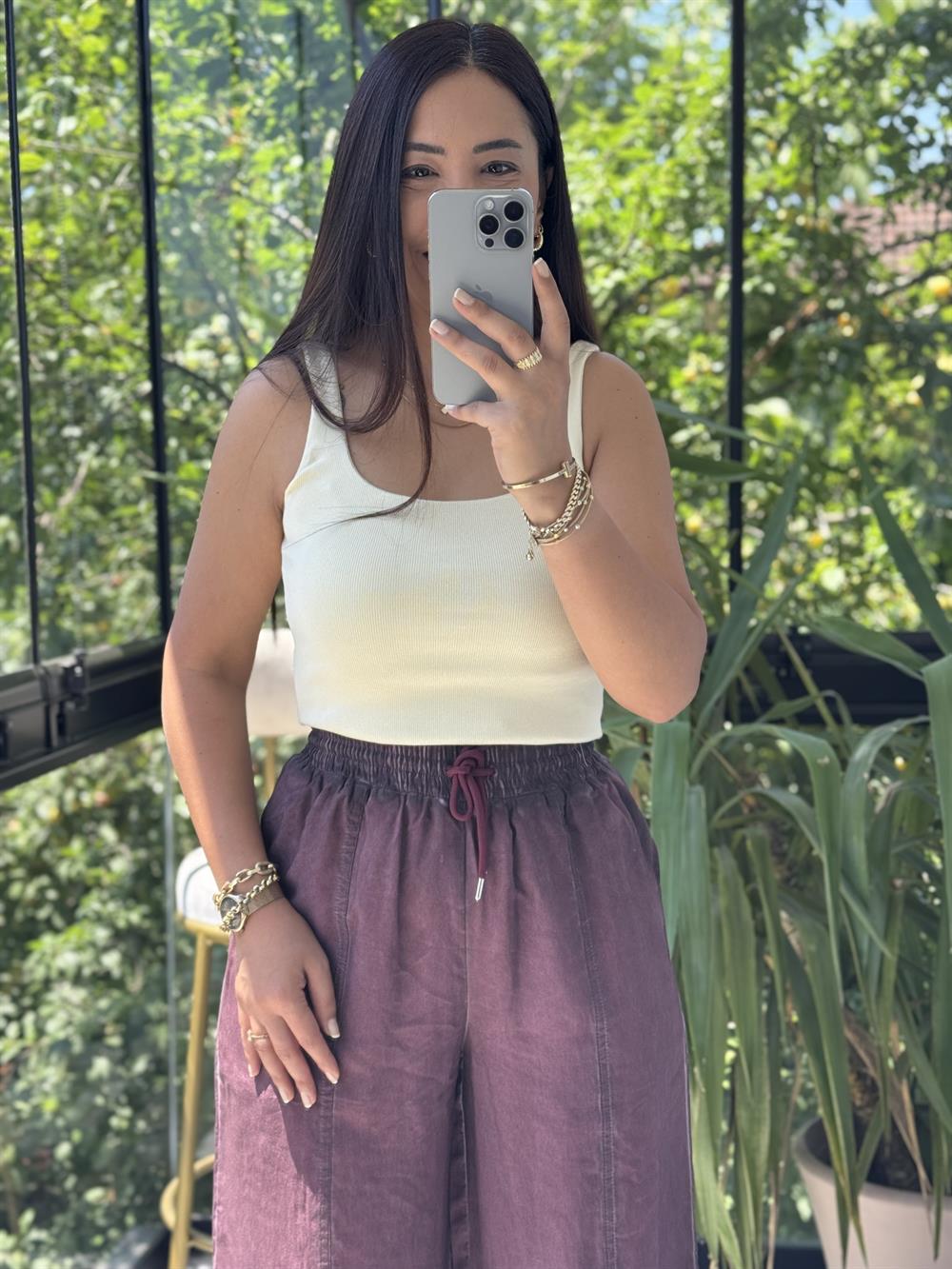 Dilvin Askılı Atlet Sarı