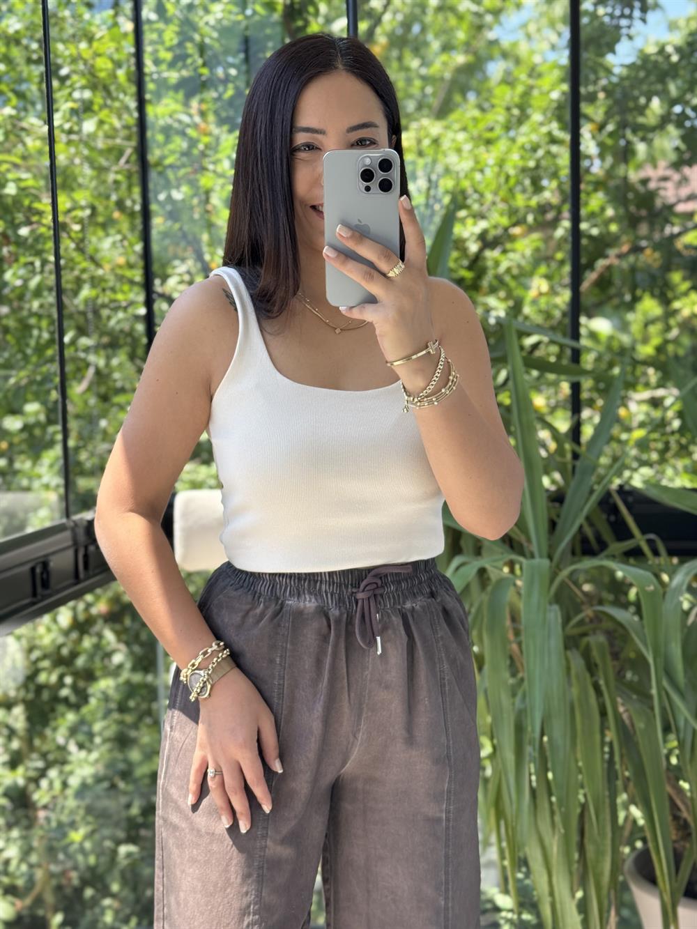 Dilvin Askılı Atlet Taş