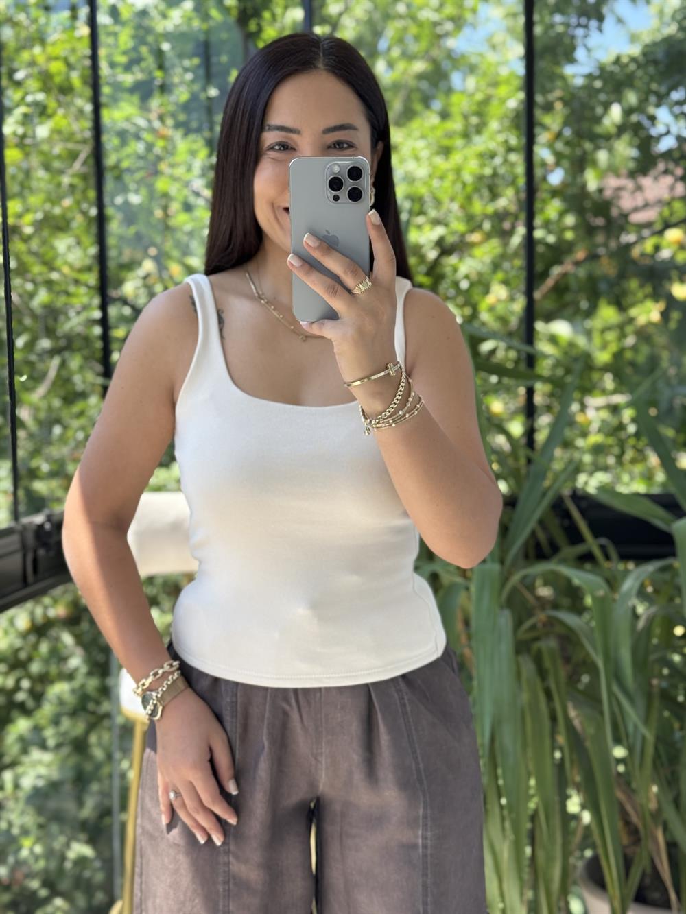 Dilvin Askılı Atlet Taş