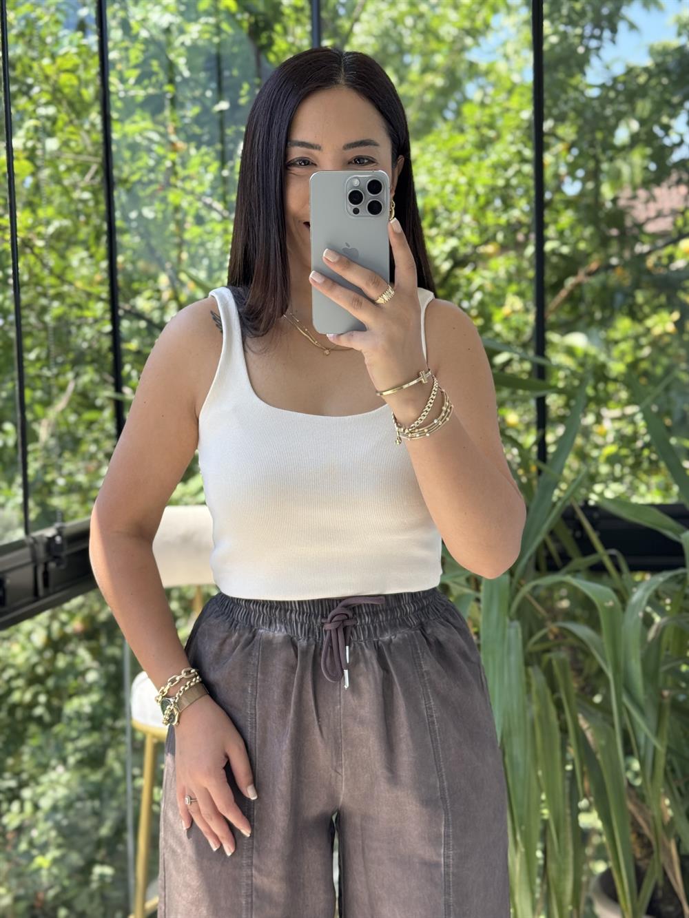 Dilvin Askılı Atlet Taş