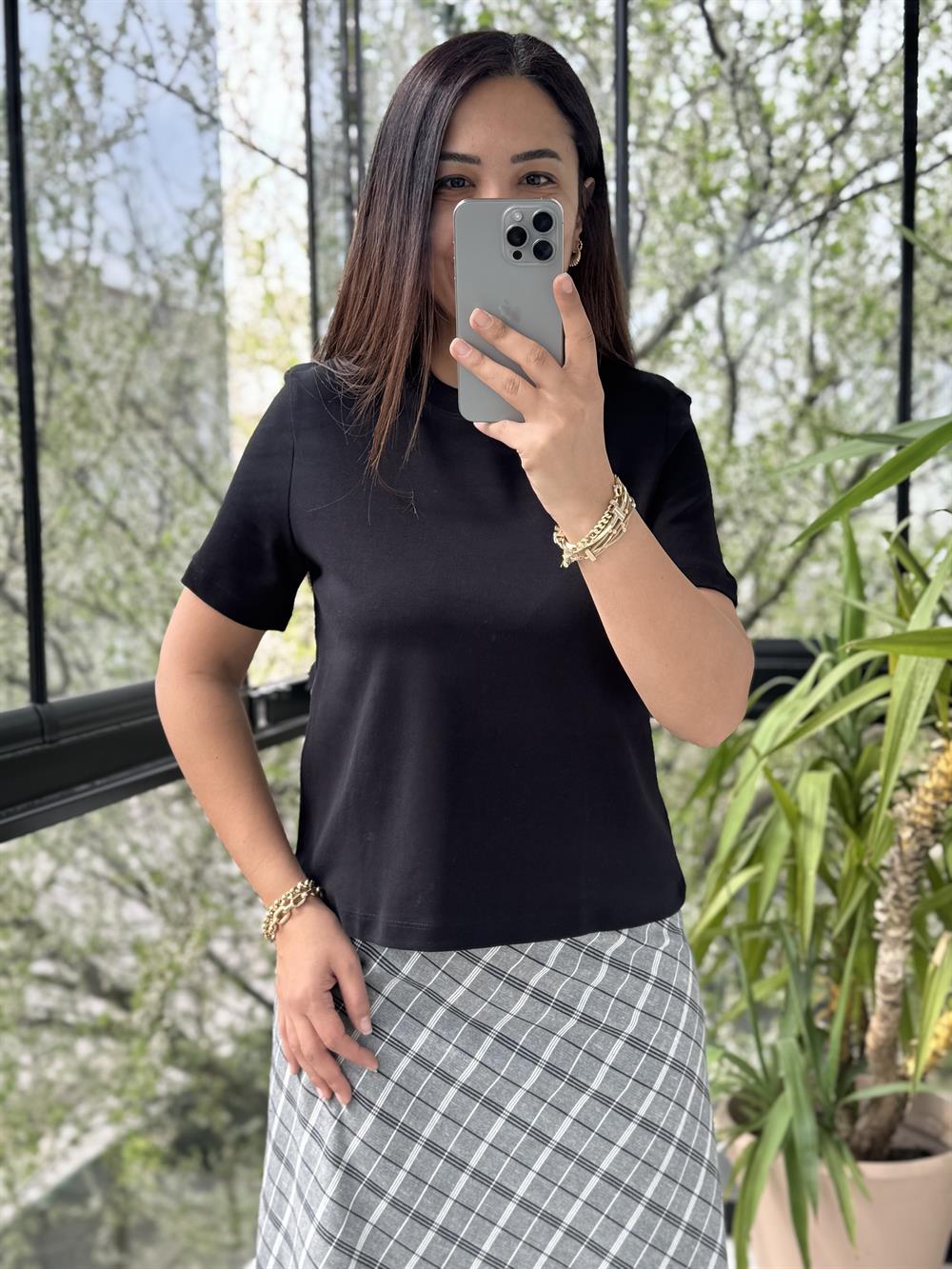 Dilvin Basic Tişört Siyah