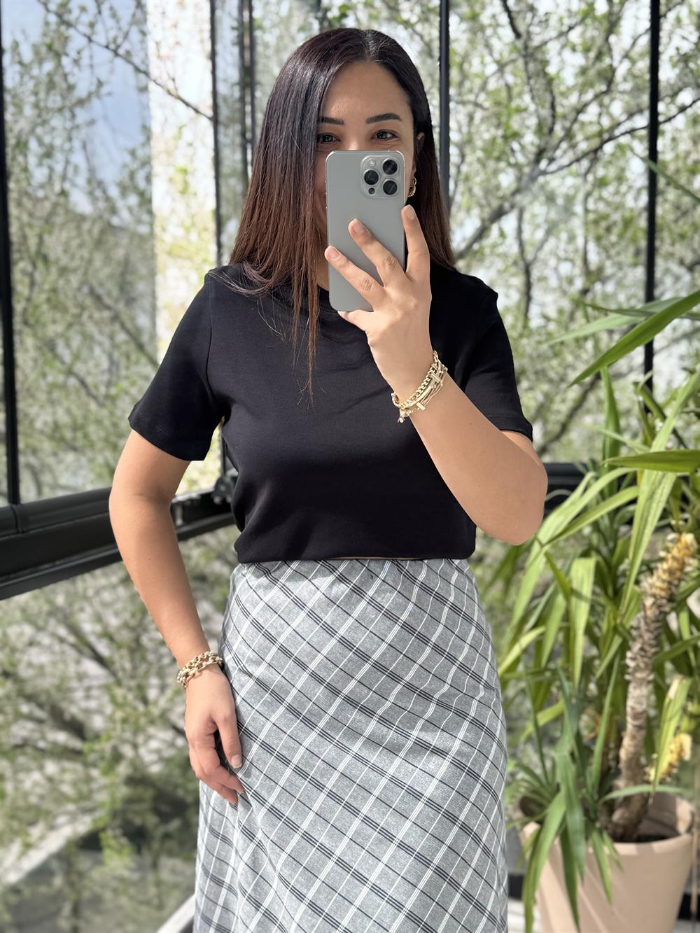 Dilvin Basic Tişört Siyah