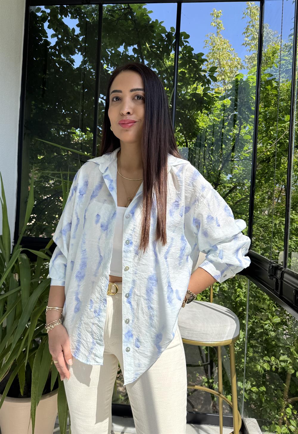 Empirme Gömlek Mavi